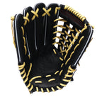 HATAKEYAMA Classic Series 12.75 inch Left Hand Throw Outfielder Glove - Black/Beige #7