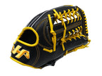 HATAKEYAMA Classic Series 12.75 inch Outfielder Glove - Black/Yellow #1