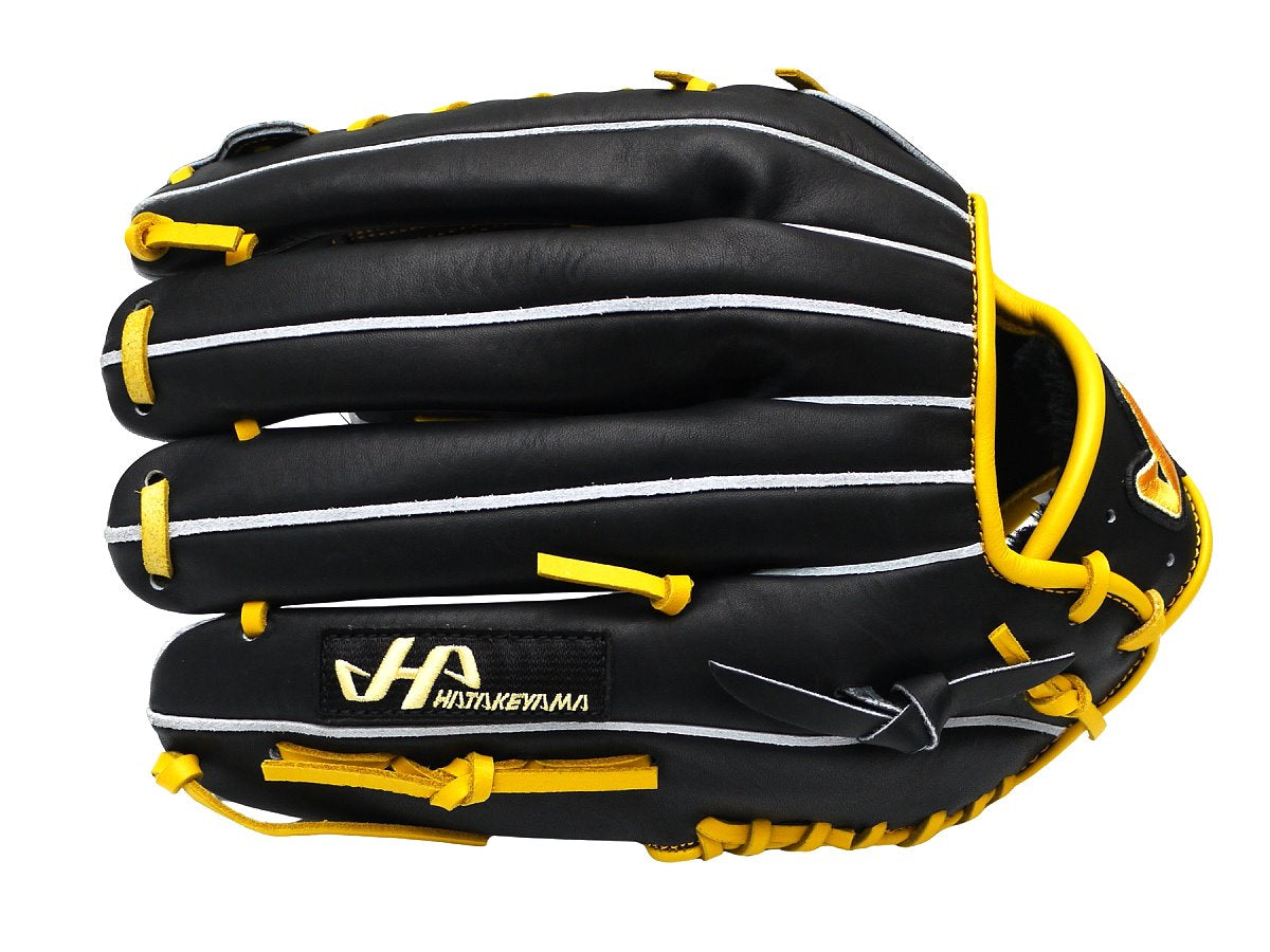 HATAKEYAMA Classic Series 12.75 inch Outfielder Glove - Black/Yellow #5