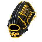 HATAKEYAMA Classic Series 12.75 inch Outfielder Glove - Black/Yellow #6