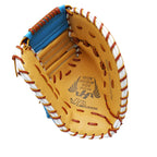 HATAKEYAMA Pro 13 inch First Base Mitt - Camel/Skyblue #7
