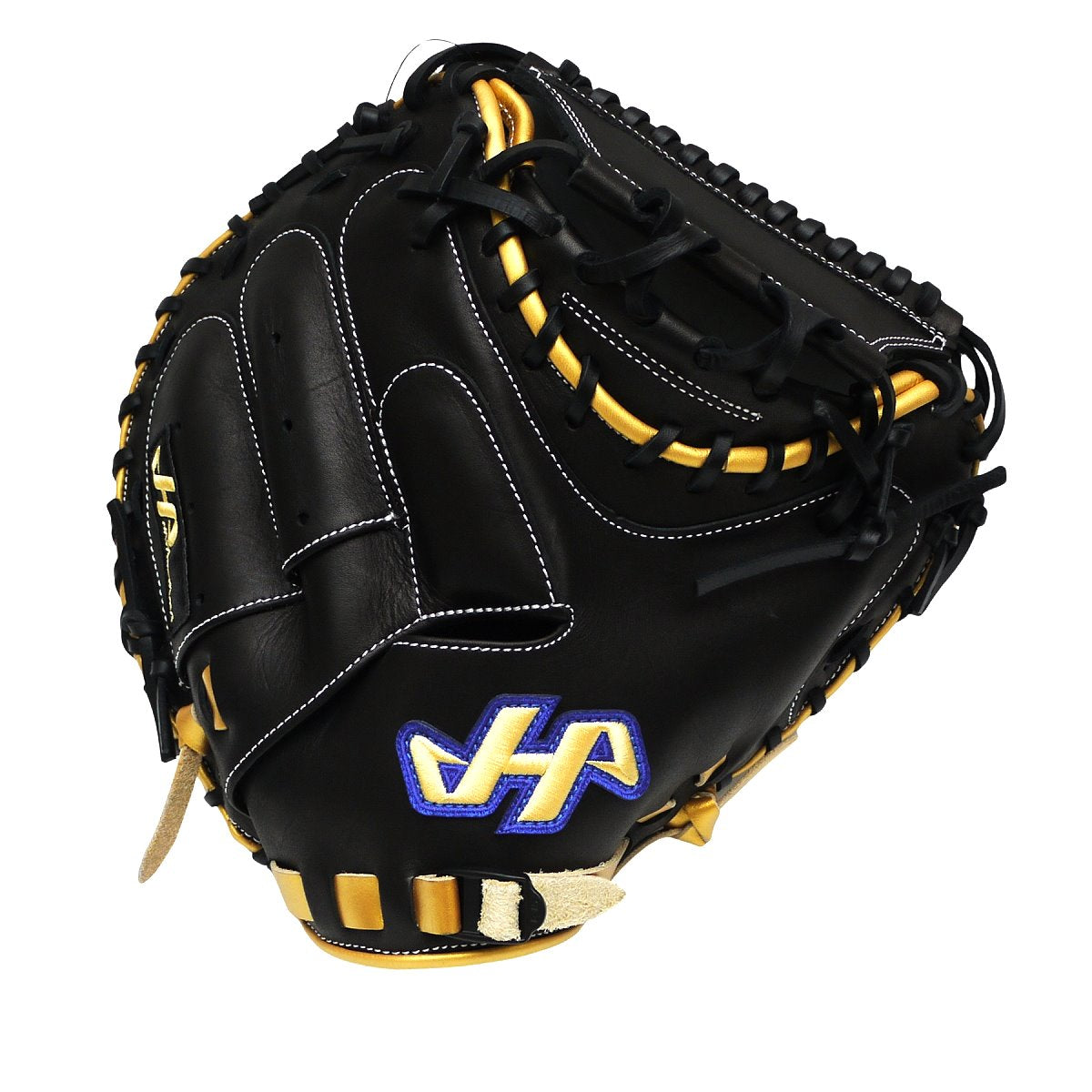 HATAKEYAMA Pro 33 inch Viper Flash Catcher Mitt - Black/Gold