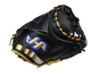 HATAKEYAMA Pro 33.5 inch Viper Catcher Mitt - Black/Gold