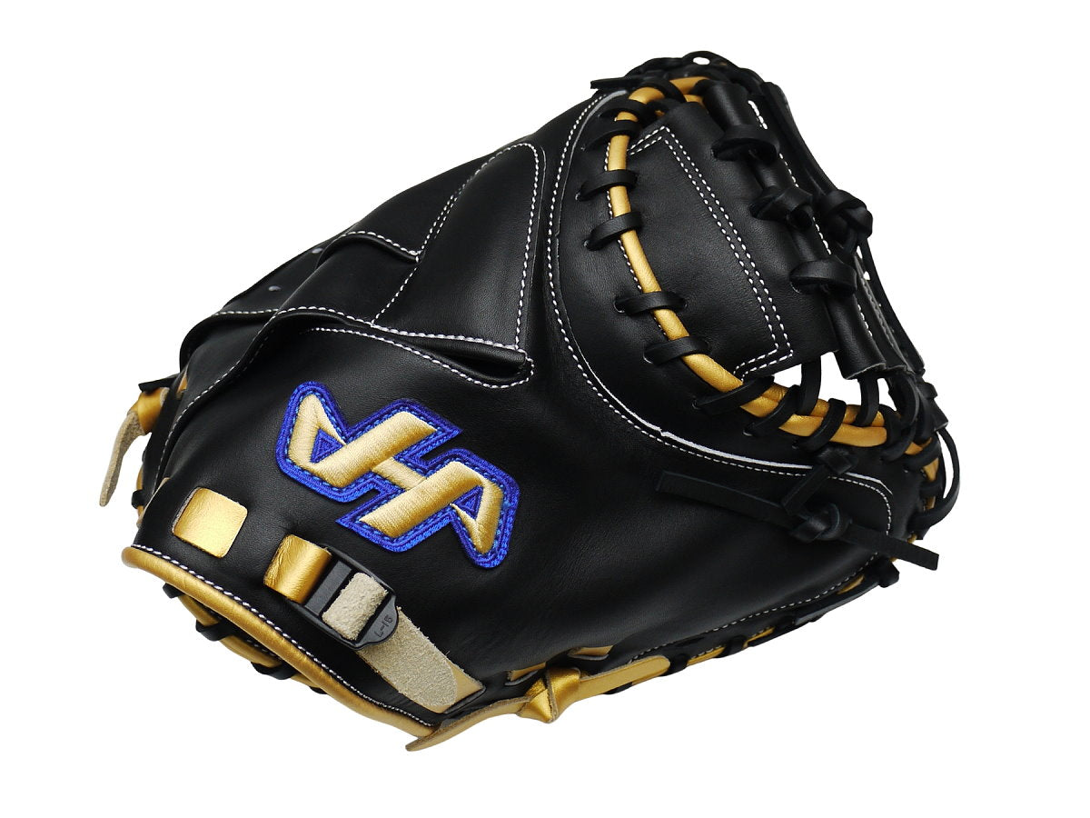 HATAKEYAMA Pro 33.5 inch Viper Catcher Mitt - Black/Gold