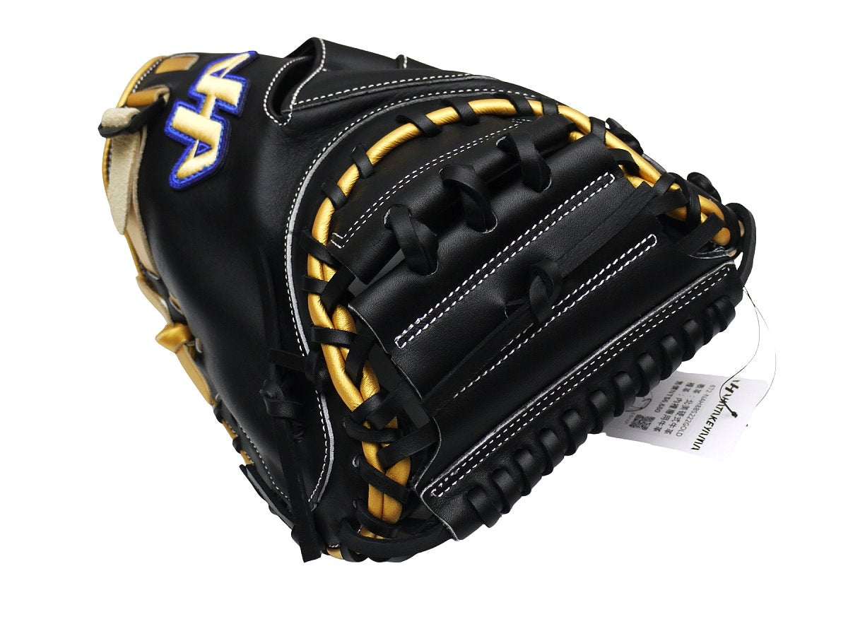 HATAKEYAMA Pro 33.5 inch Viper Catcher Mitt - Black/Gold