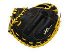 HATAKEYAMA Pro 33 inch Viper Catcher Mitt - Black/Yellow