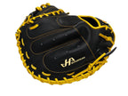 HATAKEYAMA Pro 33 inch Viper Catcher Mitt - Black/Yellow