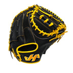 HATAKEYAMA Pro 33 inch Viper Catcher Mitt - Black/Yellow