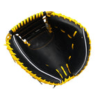 HATAKEYAMA Pro 33 inch Viper Catcher Mitt - Black/Yellow