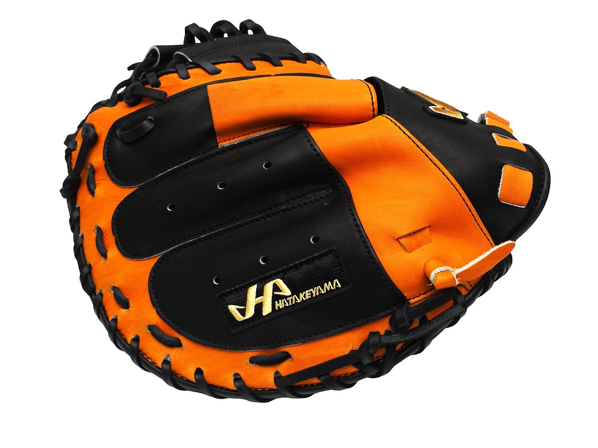 HATAKEYAMA Pro 33.5 inch Viper Catcher Mitt - Black/Tan