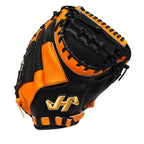 HATAKEYAMA Pro 33.5 inch Viper Catcher Mitt - Black/Tan