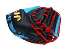 HATAKEYAMA Pro 33.5 inch Viper Catcher Mitt - Navy/Skyblue