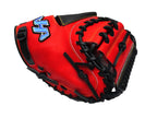 HATAKEYAMA Pro 33.5 inch Viper Catcher Mitt - Red/Black