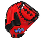 HATAKEYAMA Pro 33.5 inch Viper Catcher Mitt - Red/Black