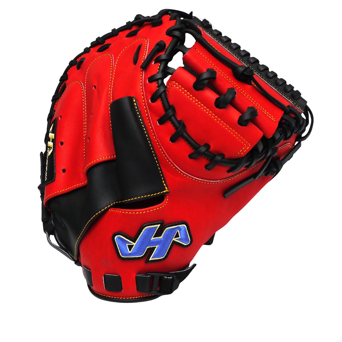 HATAKEYAMA Pro 33.5 inch Viper Catcher Mitt - Red/Black