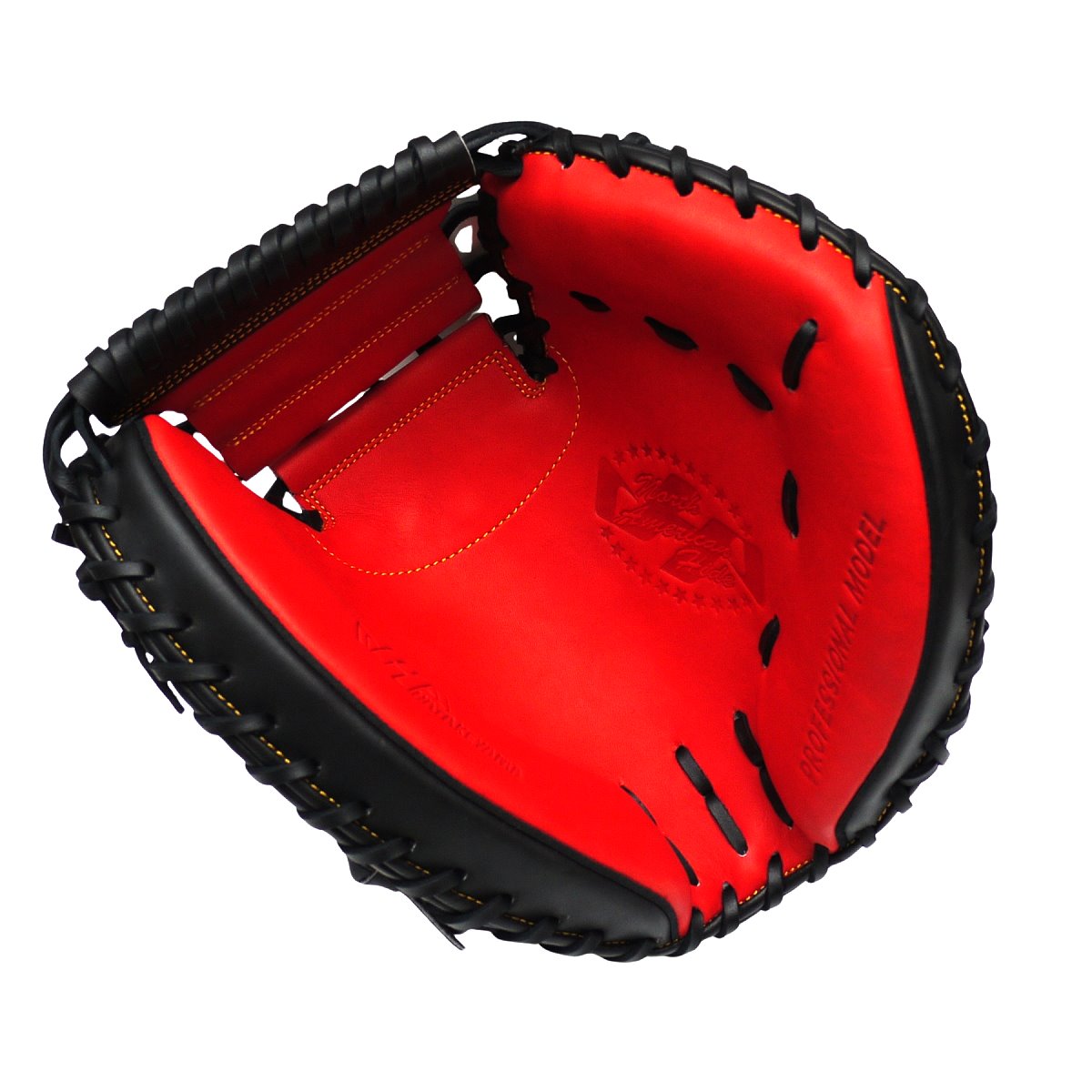 HATAKEYAMA Pro 33.5 inch Viper Catcher Mitt - Red/Black