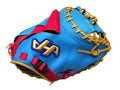 HATAKEYAMA Pro 33.5 inch Viper Catcher Mitt - Skyblue/Hot Pink