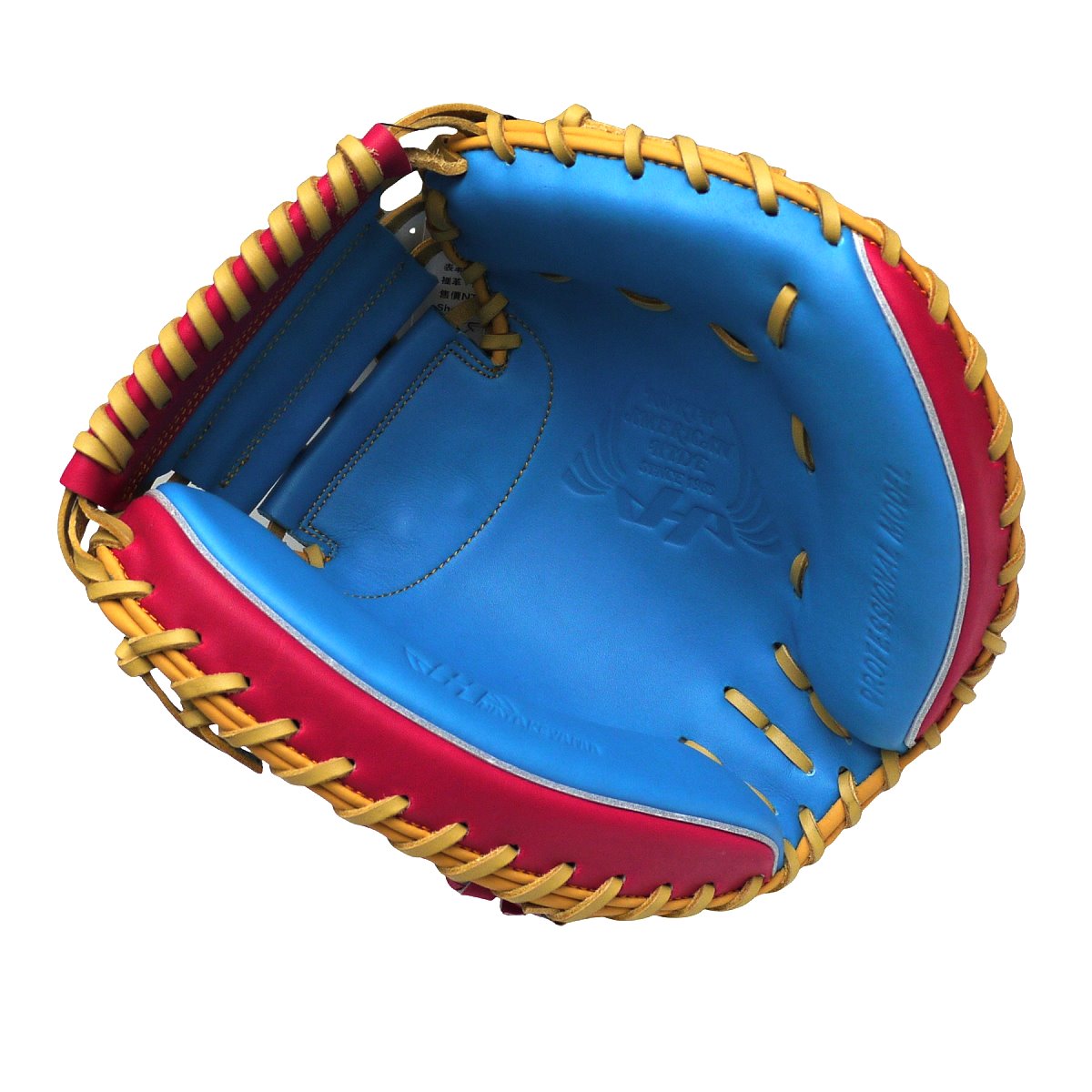 HATAKEYAMA Pro 33.5 inch Viper Catcher Mitt - Skyblue/Hot Pink