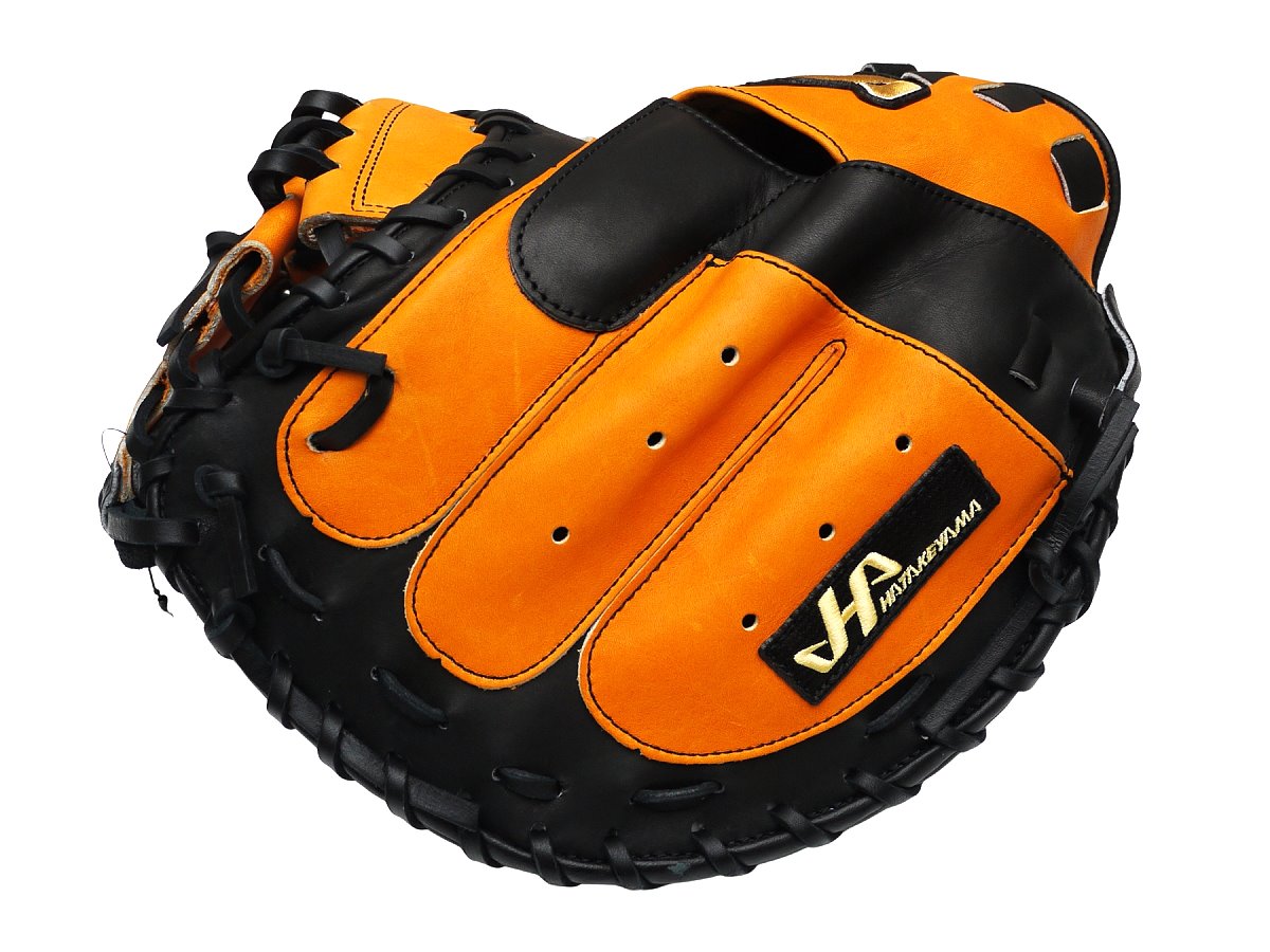 HATAKEYAMA Pro 33.5 inch Viper Catcher Mitt - Tan/Black