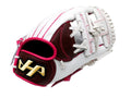 HATAKEYAMA Special Order 11.75 inch Infielder Glove - White/Brown