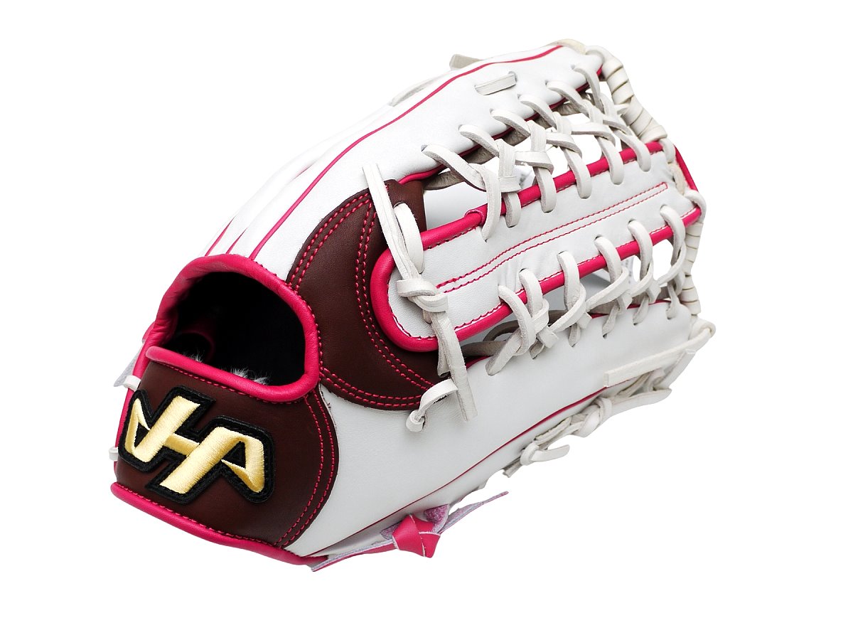 HATAKEYAMA Special Order 12.75 inch Outfielder Glove - White/Brown
