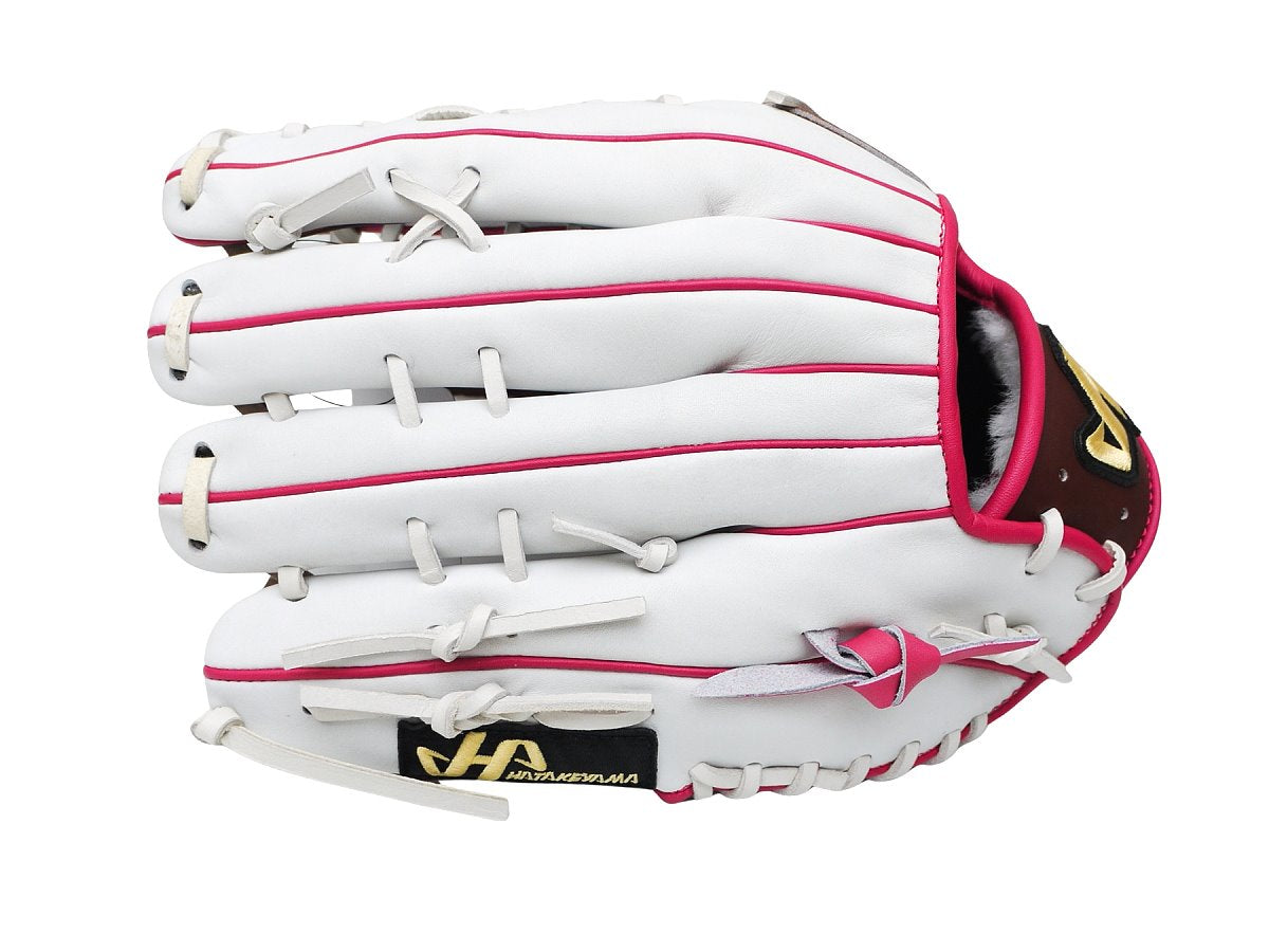 HATAKEYAMA Special Order 12.75 inch Outfielder Glove - White/Brown