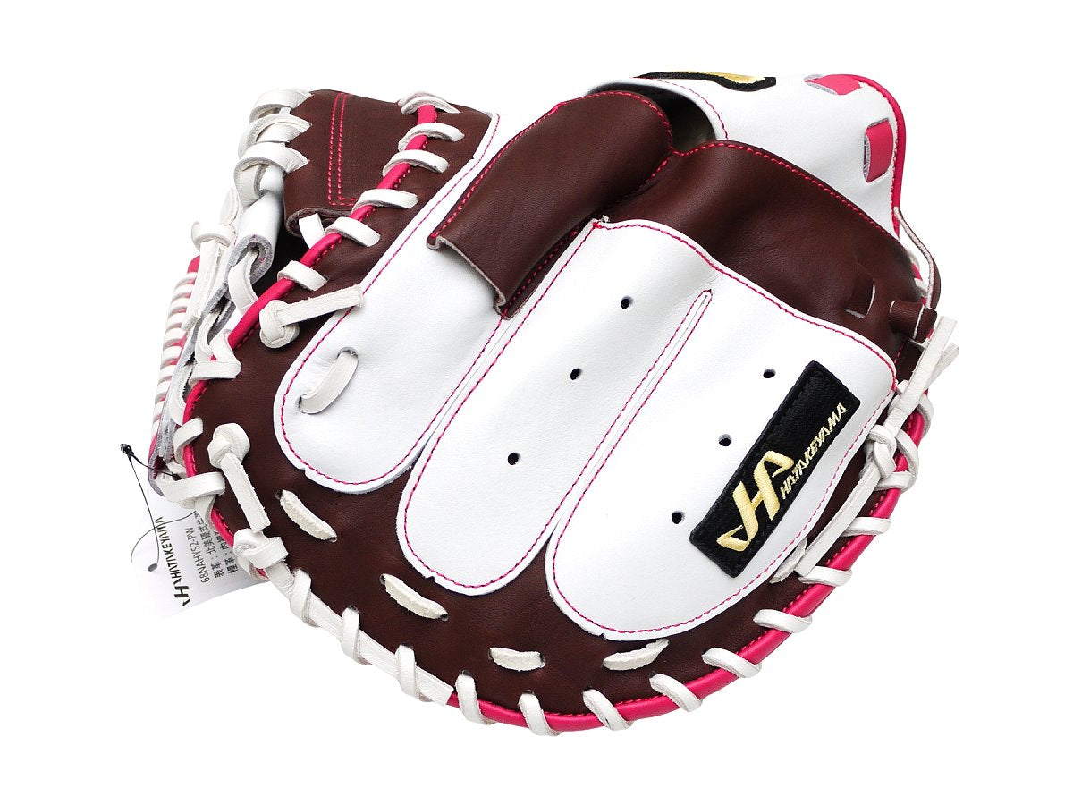 HATAKEYAMA Special Order 33.5 inch Viper Catcher Mitt - White/Brown
