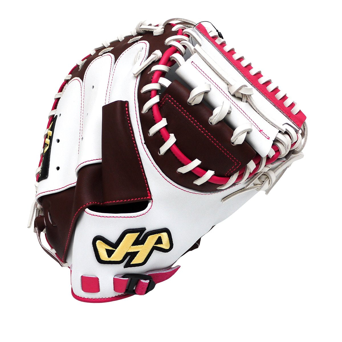 HATAKEYAMA Special Order 33.5 inch Viper Catcher Mitt - White/Brown