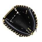 HATAKEYAMA Pro Open Back 33 inch Catcher Mitt - Black/Beige #6