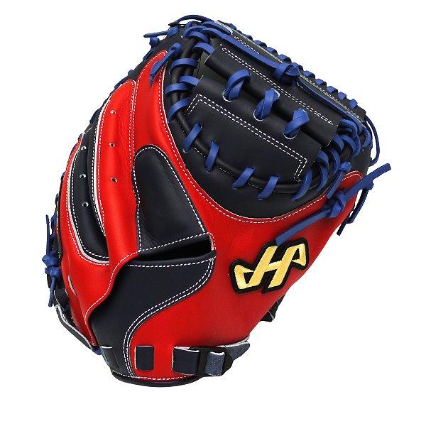 HATAKEYAMA Kin Series Fushimi Torai Model 33 inch Catcher Mitt - Red/Navy #6