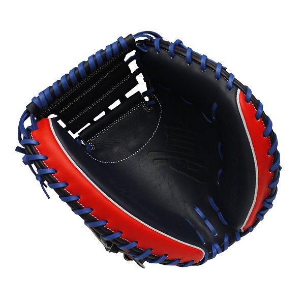 HATAKEYAMA Kin Series Fushimi Torai Model 33 inch Catcher Mitt - Red/Navy #7