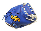 HATAKEYAMA Pro 33.5 inch Viper Catcher Mitt - Royal/White #1