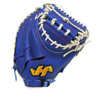 HATAKEYAMA Pro 33.5 inch Viper Catcher Mitt - Royal/White #6