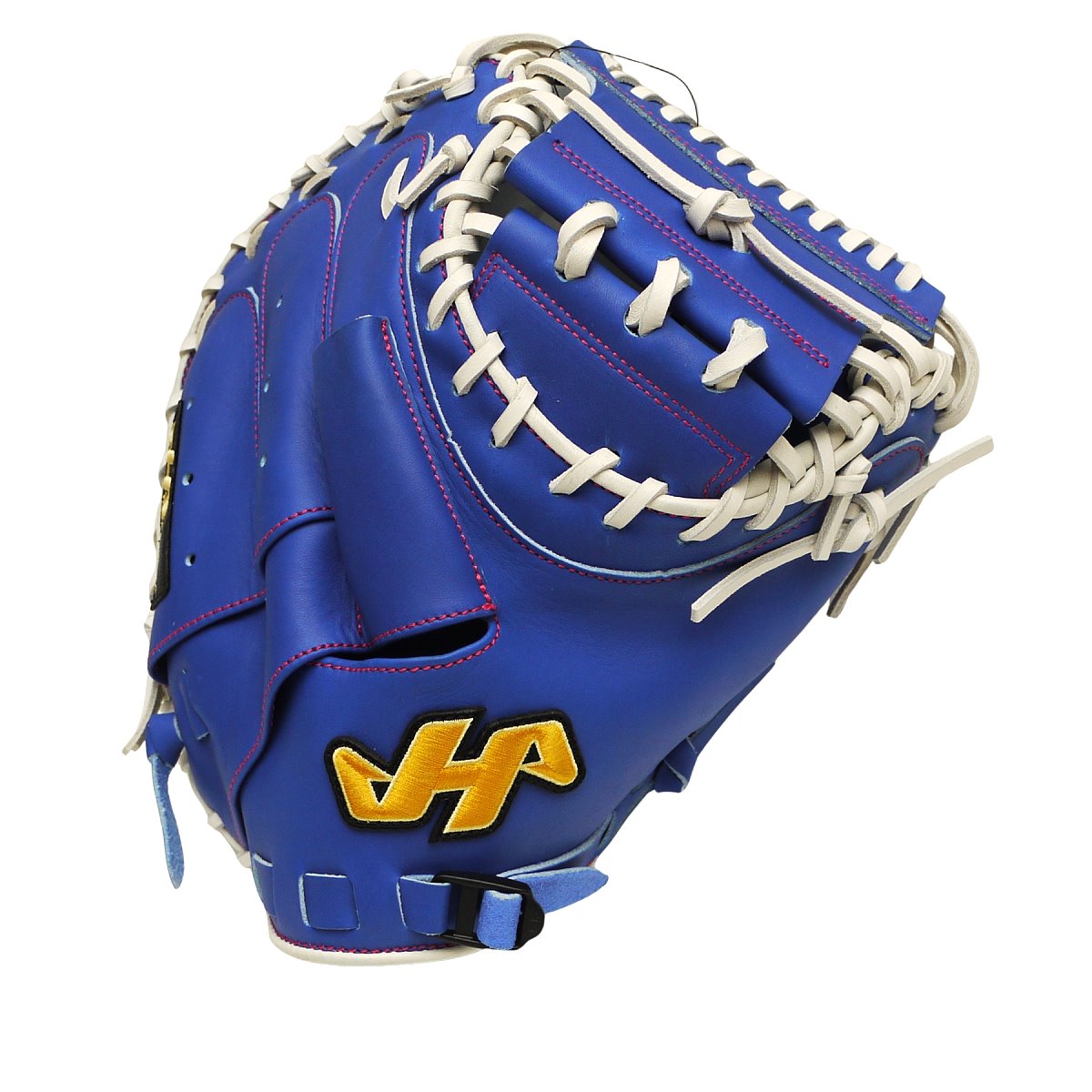 HATAKEYAMA Pro 33.5 inch Viper Catcher Mitt - Royal/White #6