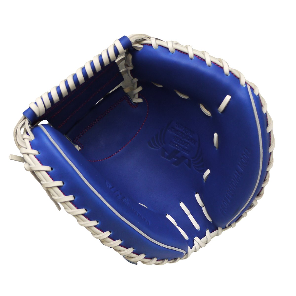 HATAKEYAMA Pro 33.5 inch Viper Catcher Mitt - Royal/White #7