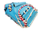 HATAKEYAMA Pro 33.5 inch Viper Catcher Mitt - Skyblue #2