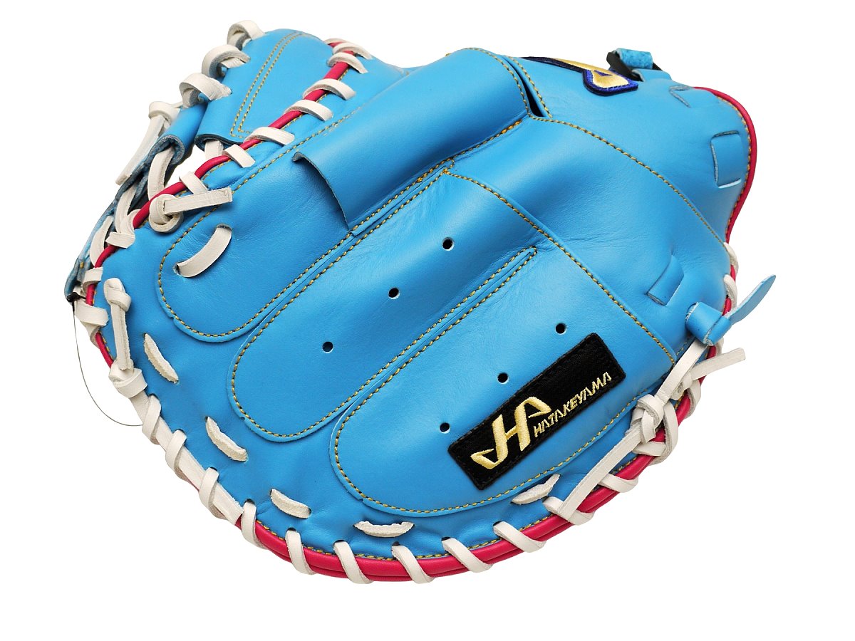 HATAKEYAMA Pro 33.5 inch Viper Catcher Mitt - Skyblue #3