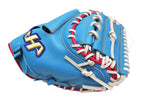 HATAKEYAMA Pro 33.5 inch Viper Catcher Mitt - Skyblue #4