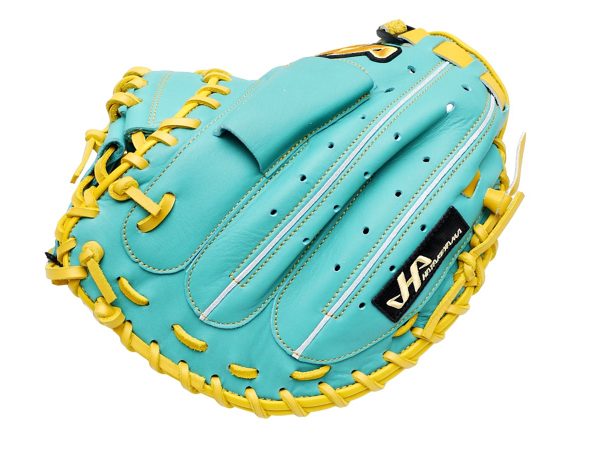 HATAKEYAMA Pro 33.5 inch Catcher Mitt - Apple Green #3