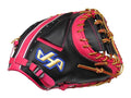 HATAKEYAMA Pro 33.5 inch Catcher Mitt - Black/Pink #1