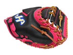 HATAKEYAMA Pro 33.5 inch Catcher Mitt - Black/Pink #2