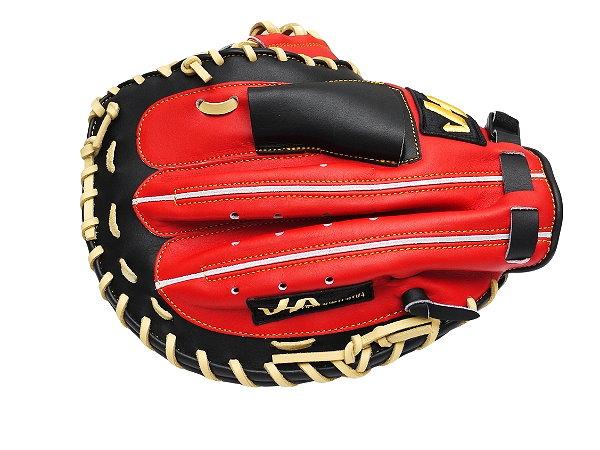 HATAKEYAMA Pro 34 inch Fast Pitch Catcher Mitt - Black/Red #5