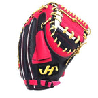 HATAKEYAMA Pro 34 inch Fast Pitch Catcher Mitt - Navy/Pink #6