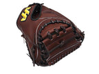 HATAKEYAMA Pro AS Back 33 inch Catcher Mitt - Brown #2