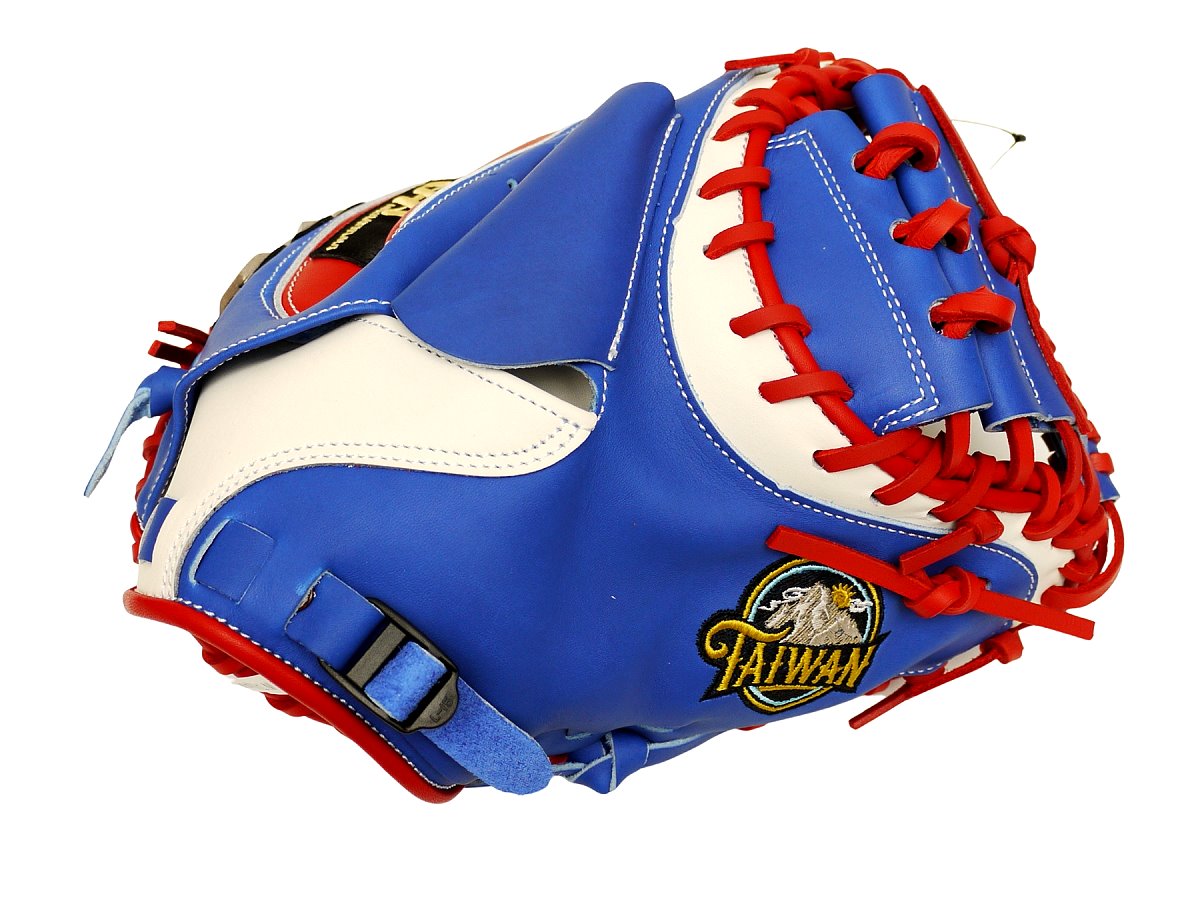 HATAKEYAMA Taiwan Limited Fushimi Torai Model 33 inch Catcher Mitt - Royal/Red/White #1
