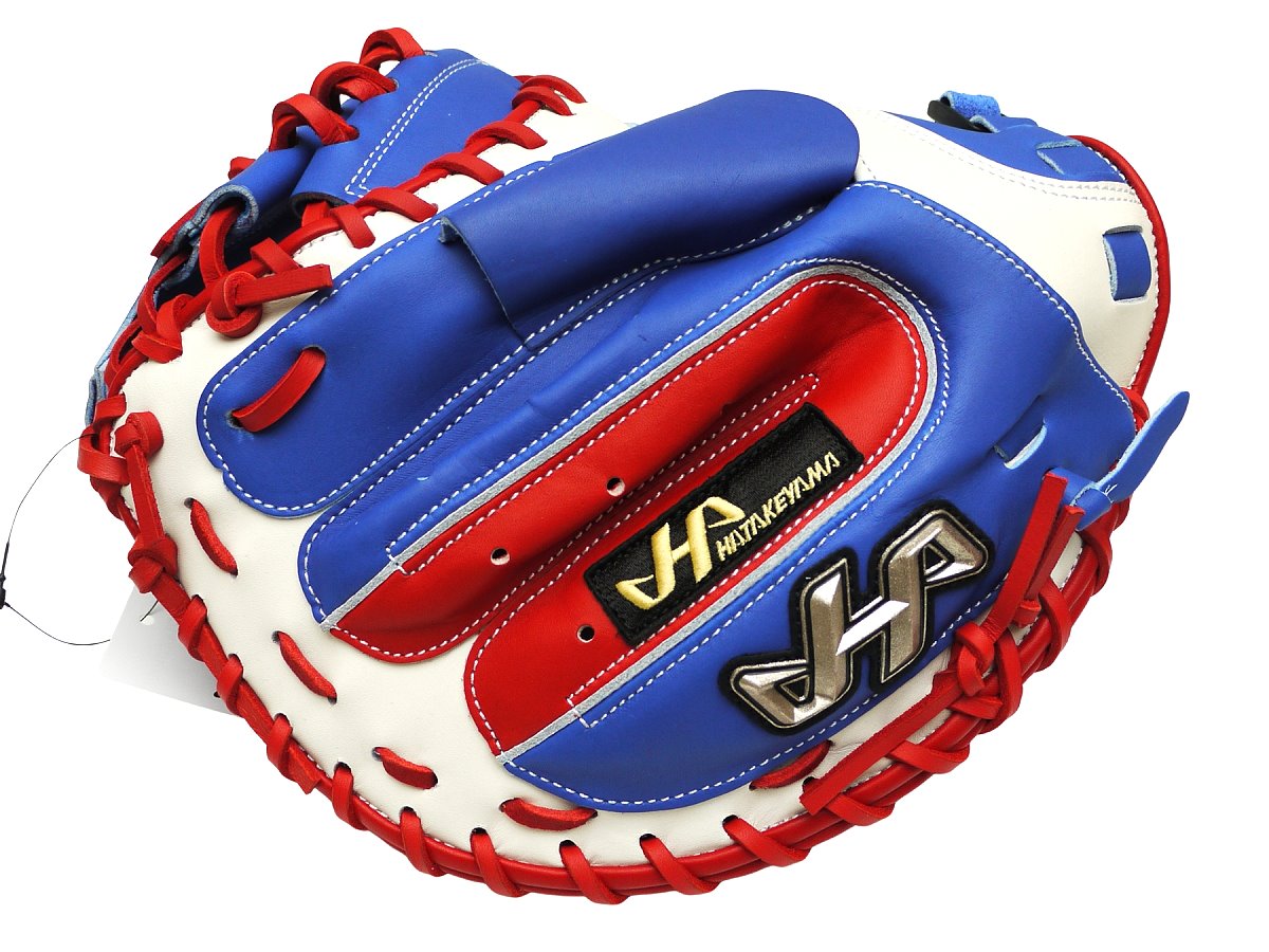 HATAKEYAMA Taiwan Limited Fushimi Torai Model 33 inch Catcher Mitt - Royal/Red/White #3