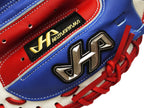 HATAKEYAMA Taiwan Limited Fushimi Torai Model 33 inch Catcher Mitt - Royal/Red/White #9