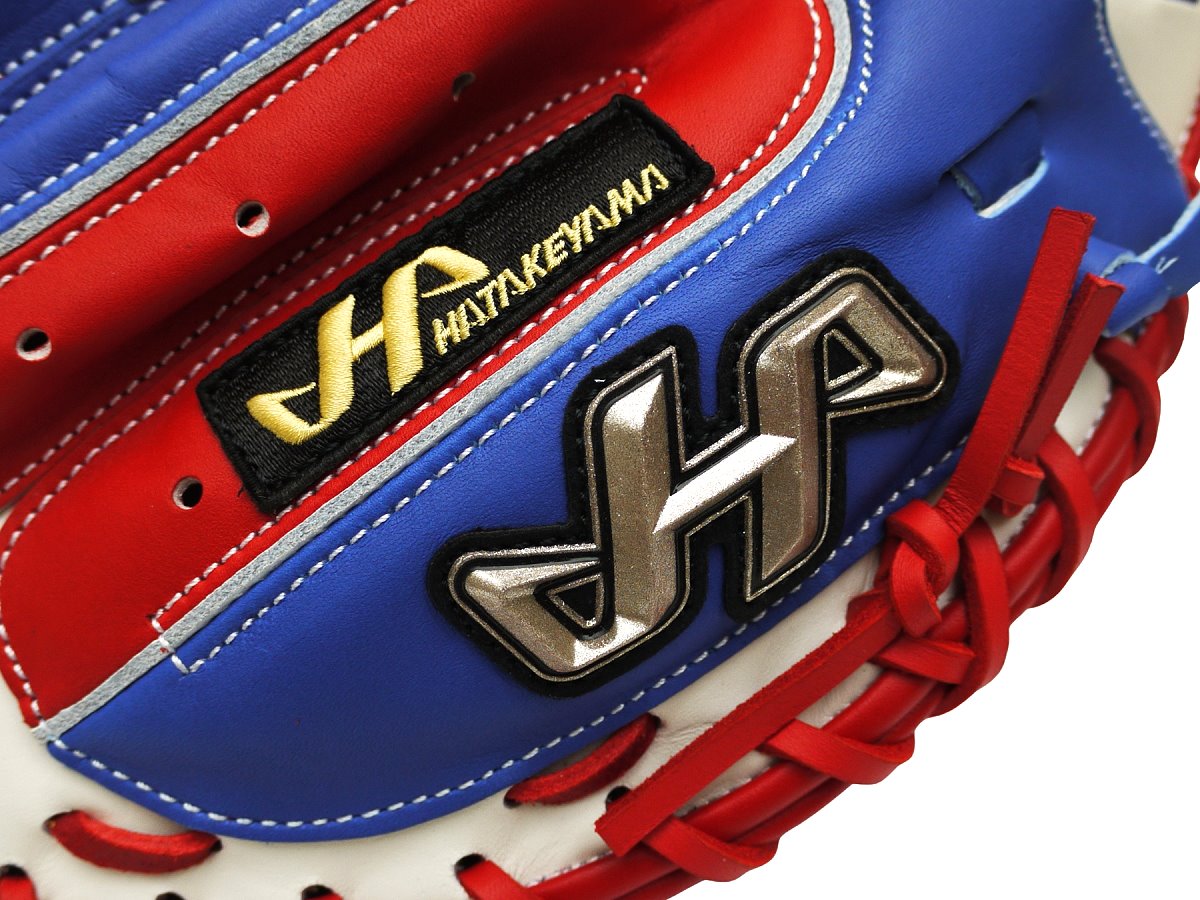 HATAKEYAMA Taiwan Limited Fushimi Torai Model 33 inch Catcher Mitt - Royal/Red/White #9