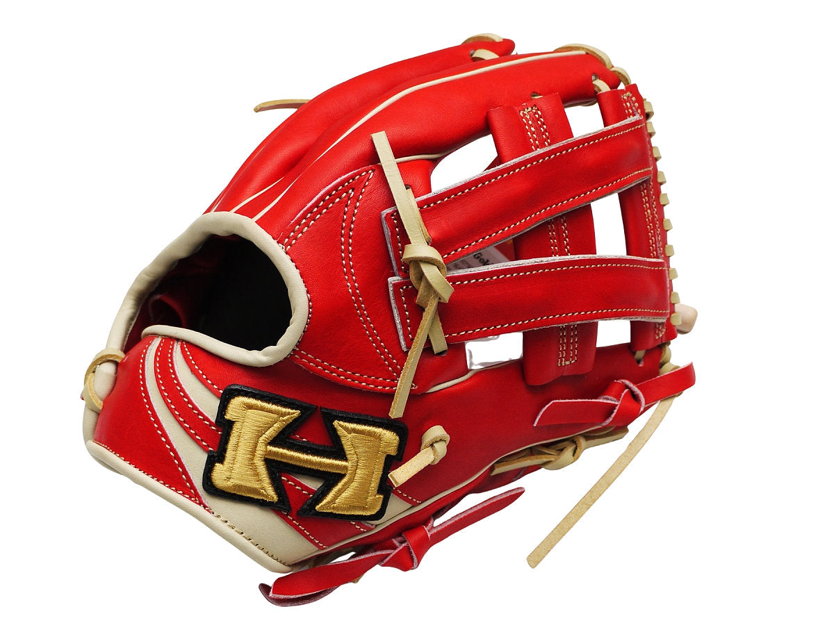 HI-GOLD Kokoro Kiwame Series 11.75" Infielder Glove - Flame Red