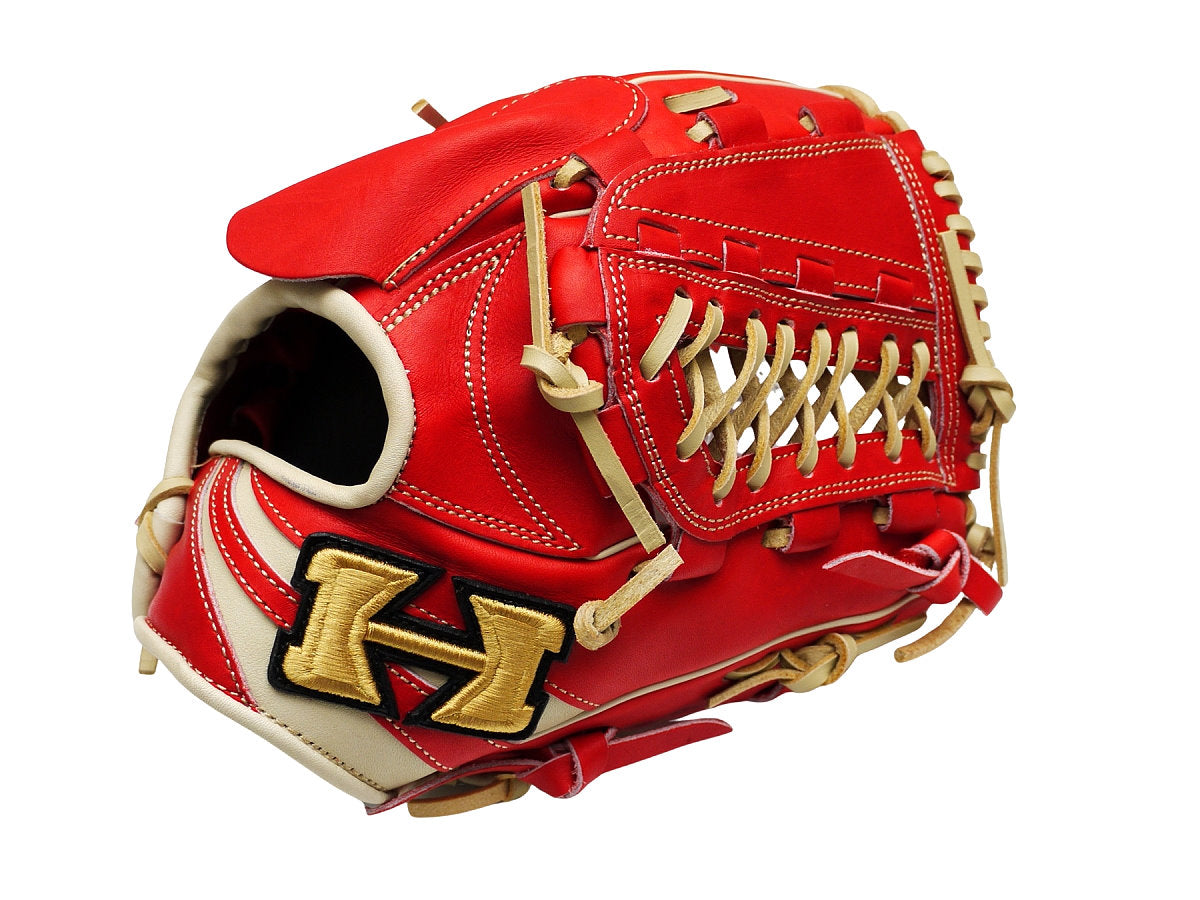 HI-GOLD Kokoro Kiwame Series 11.75" Pitcher Glove - Flame Red